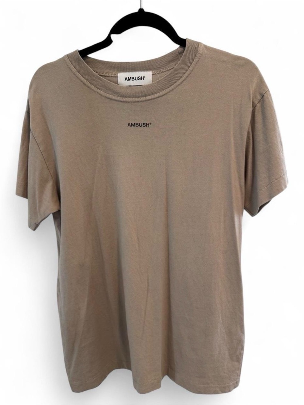 Ambush Short Sleeve T-Shirt in Taupe
